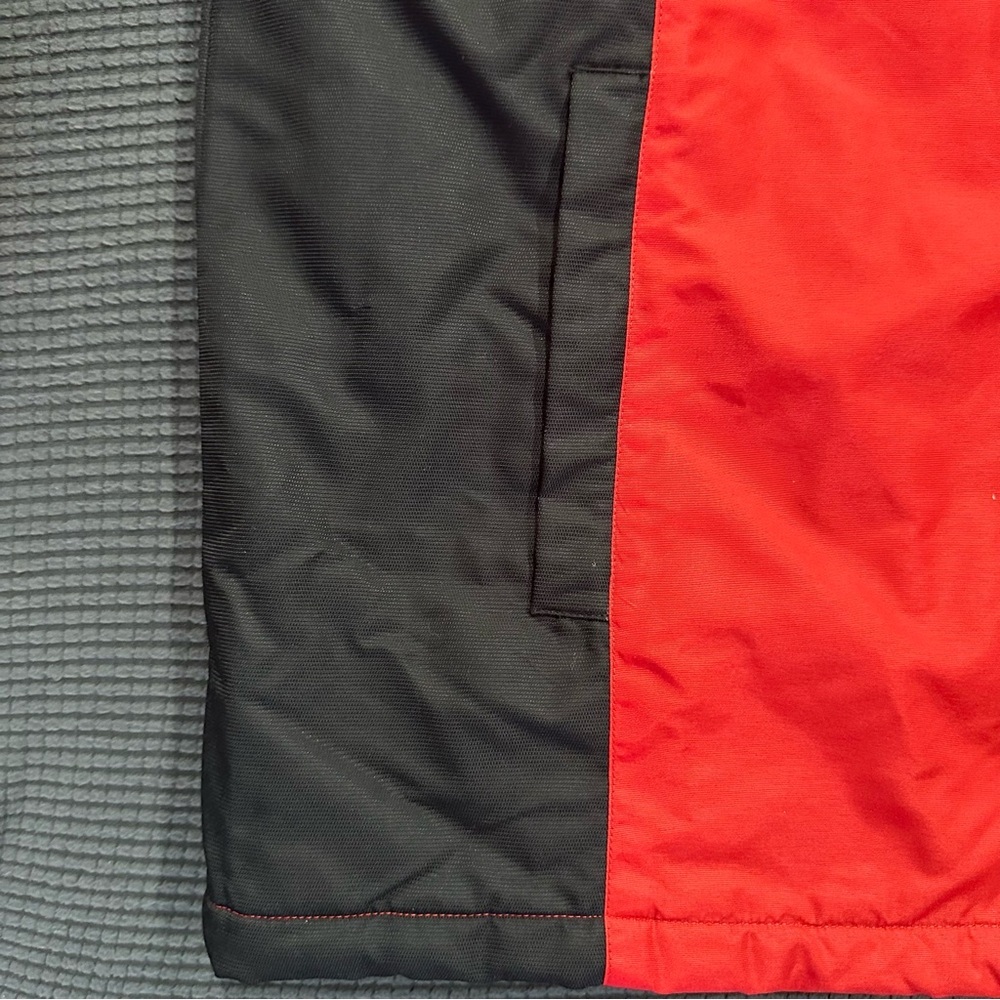 Tampa Bay Buccaneers NFL Red Black Insulated Jacket XL Hooded Zip Pockets - Picture 15 of 15
